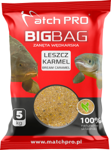 BIG BAG LESZCZ KARMEL Zanęta MatchPro 5kg