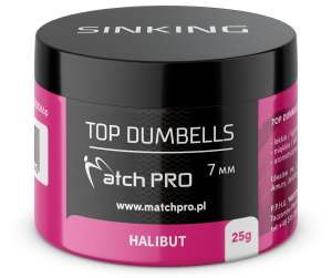 TOP DUMBELLS HALIBUT 7mm / 25g MatchPro