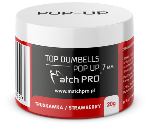 TOP DUMBELLS POP-UP STRAWBERRY 7mm / 20g MatchPro