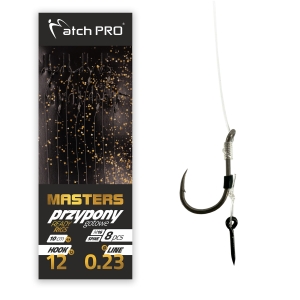 Przypony METHOD FEEDER MASTERS SPIKE M16 Barbed 8szt MatchPro