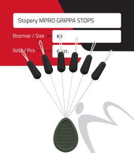 Stopery MPRO GRIPPA STOPS 6szt. MatchPRO