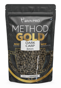 METHOD GOLD DARK CARP 6mm PELLET 700g MatchPRO 