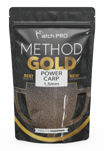 METHOD GOLD POWER CARP 1,5mm PELLET 700g MatchPRO