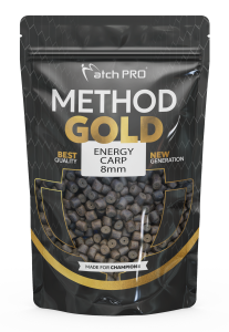METHOD GOLD ENERGY CARP 8mm PELLET 700g MatchPRO