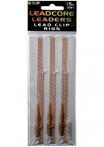 Zestaw Końcowy LEADERS LEAD CLIP RIG 1m ESP