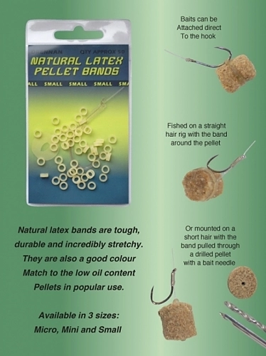 Gumki do Przynęt LATEX NATURAL PELLET BAND  Drennan