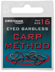 EYED B'less CARP METHOD Haczyki Drennan 10szt.